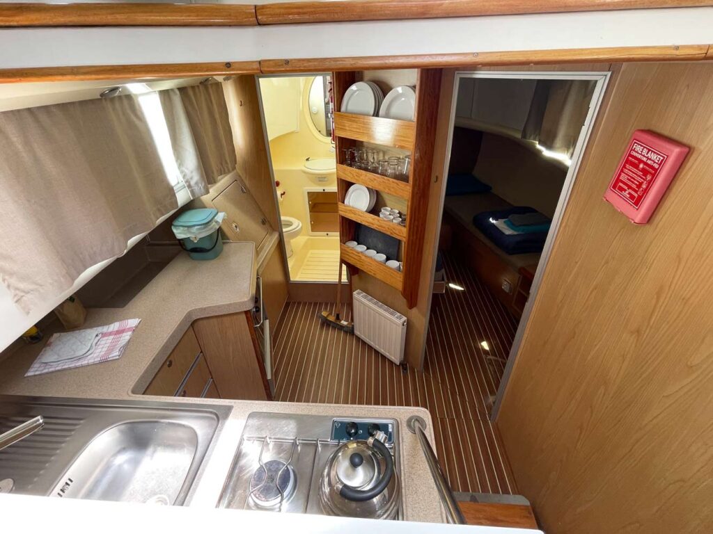 hausboot küche