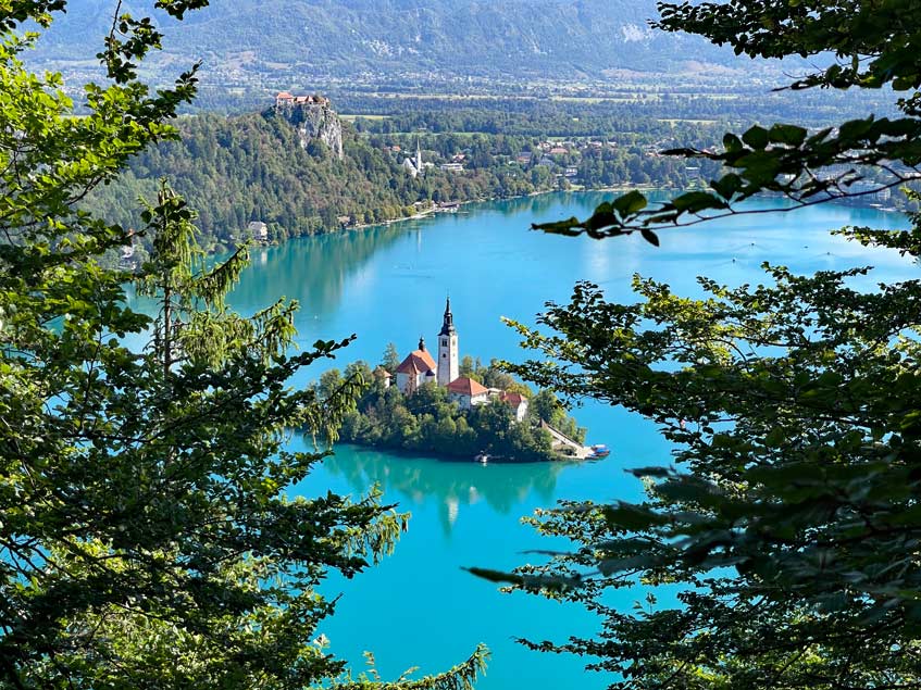 bleder insel im see