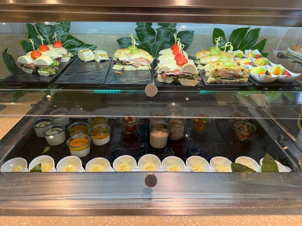 snacks in der aida lounge
