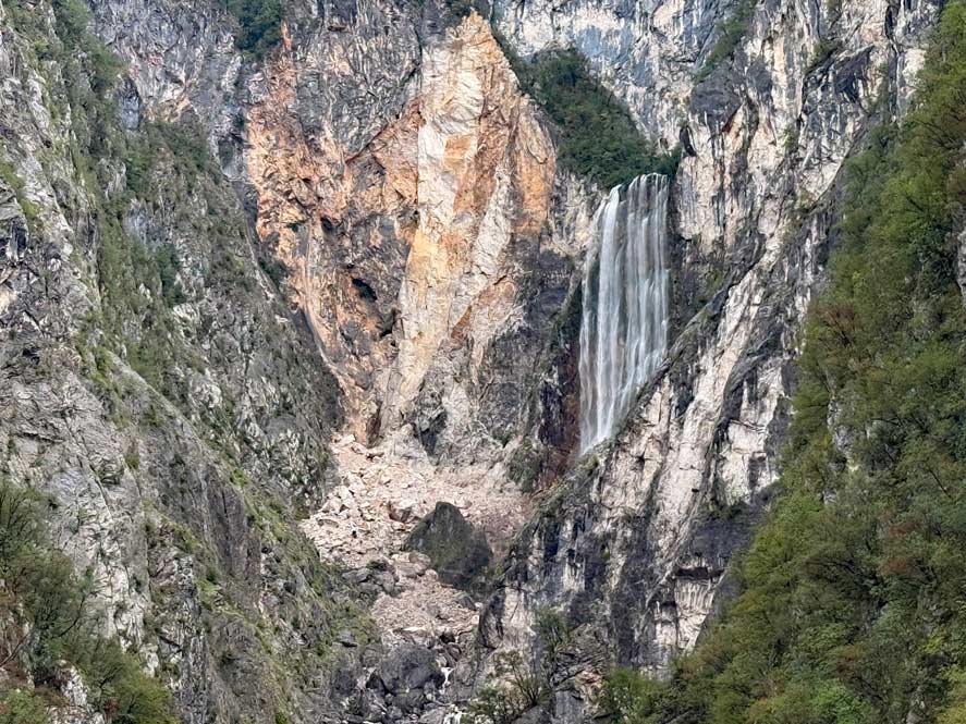 boka wasserfall in slowenien