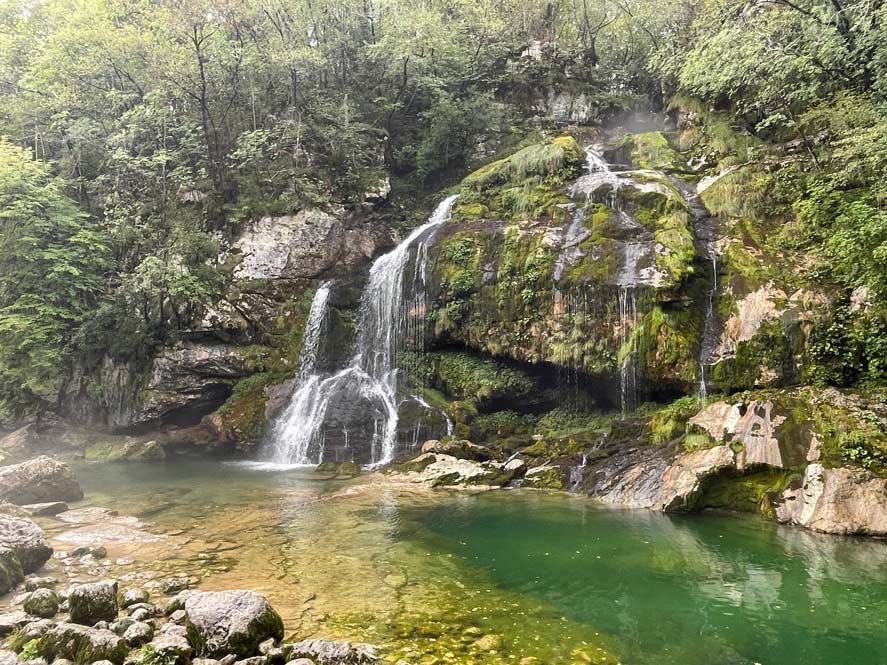 virije wasserfall in slowenien