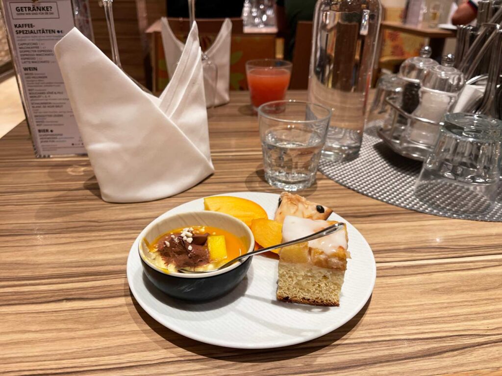 nachtisch auf der aida prima kreuzfahrt