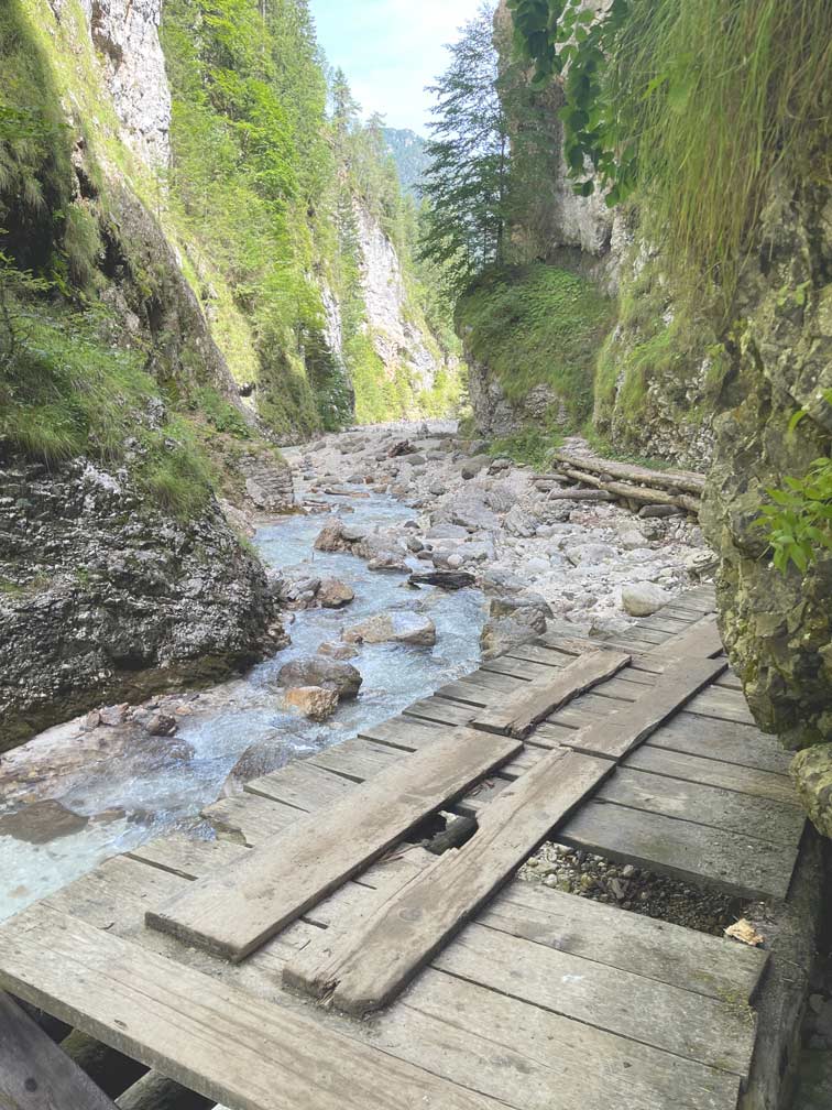 martuljek wasserfall kranjska gora slowenien