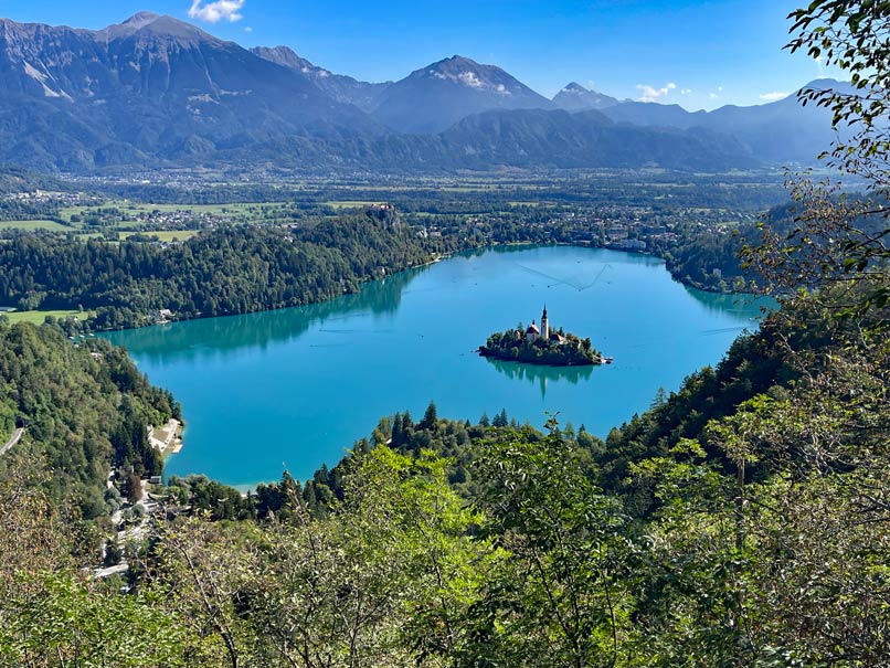 rundreise slowenien aussichtspunkte bleder see velika osojnica