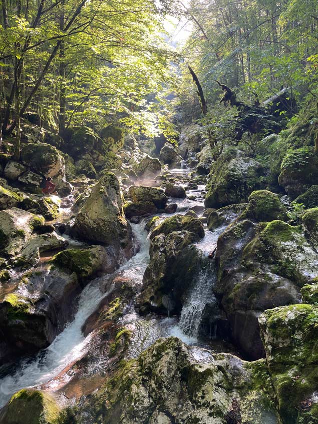 sunik wasserfall slowenien rundreise