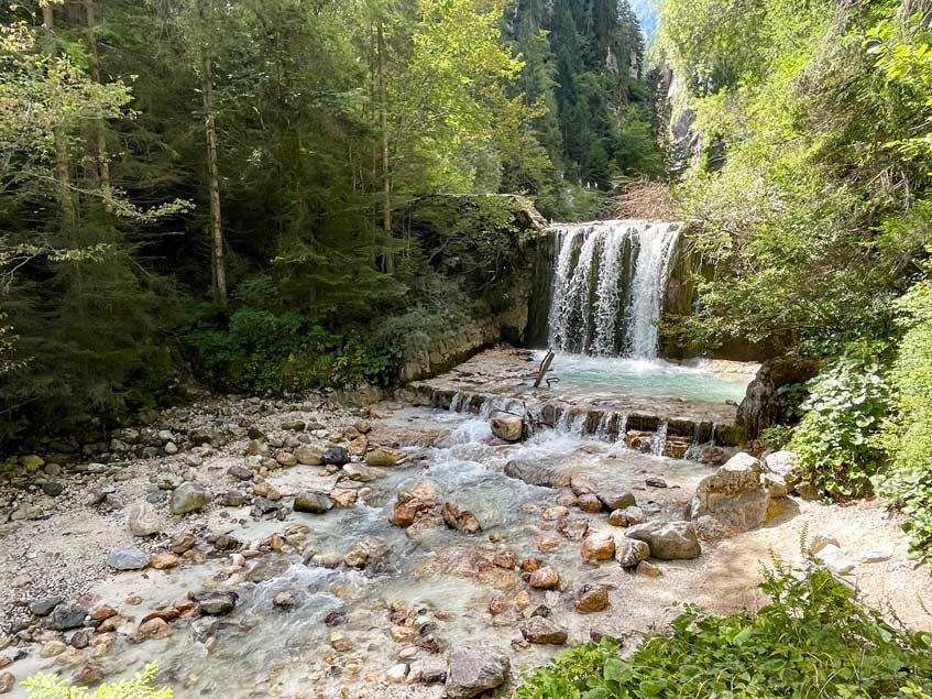 wanderung martuljek wasserfall triglav nationalpark slowenien